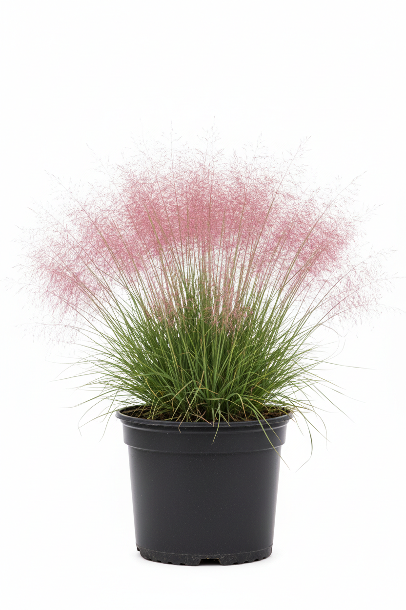 1 GALLON GRASS - PINK MUHLY