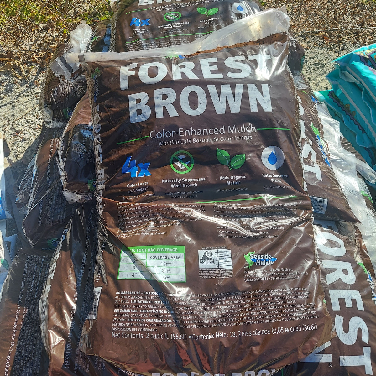 2 cu ft Forest Brown Mulch