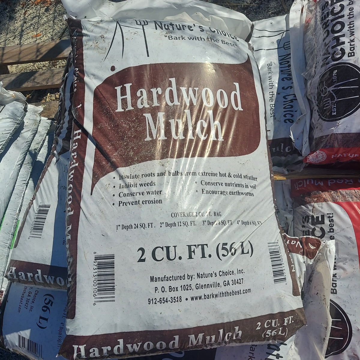 Nature's Choice Hardwood Mulch 2 cu ft