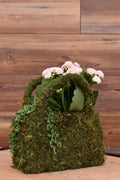 Mossy "Purse" Arrangement