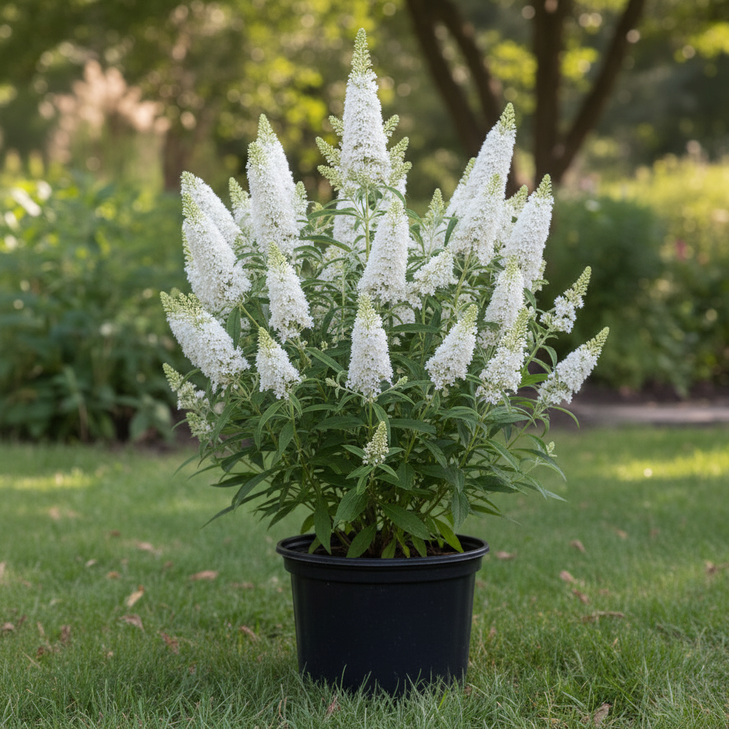3G Buddleia Dapper White